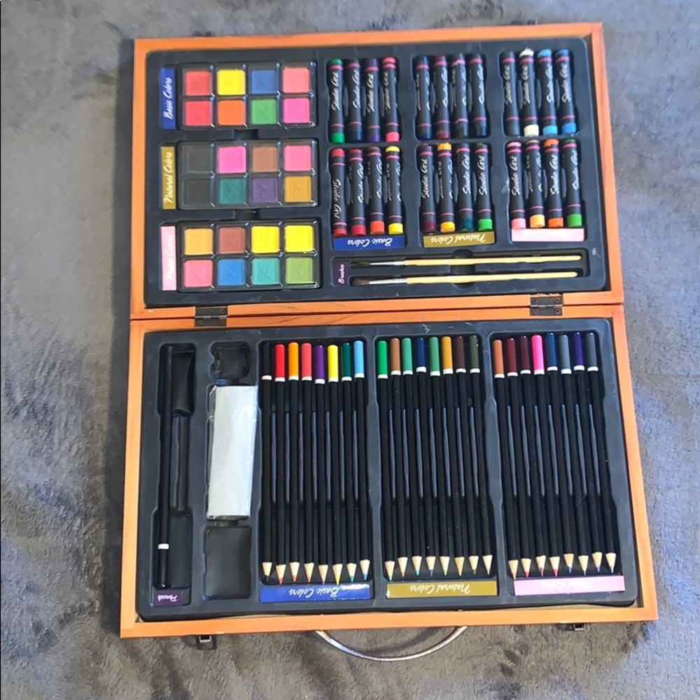 Paint Colors Watercolors Drawing Art Set